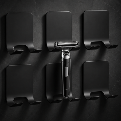 Wall-Mounted Razor Holder (5-Pack)