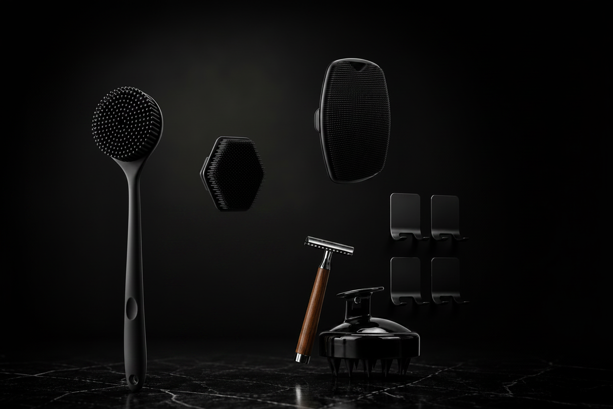 Dark Scene Without Toothbrush Sanitizer
